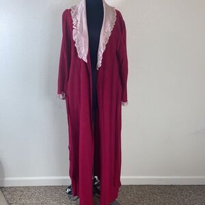 Vintage 80s Velvet Sabrina By Mervyn’s  Two Women Robes Size M